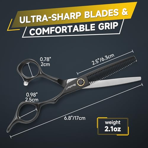 Wenshall 6.8" Hair Thinning Scissors 30-Tooth Salon Shears