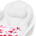 Ergonomic Bath Pillow with 5D Air Mesh & Suction Cups