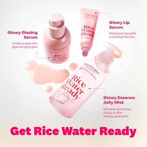 The Face Shop Rice Water Glowy Essence Jelly Mist 3.72 fl oz - Hydrating Skin & Makeup Primer