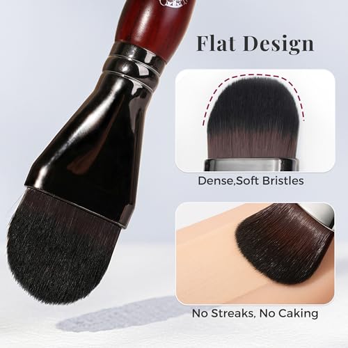 Flat Foundation Brush for Liquid Makeup & Facial Masks