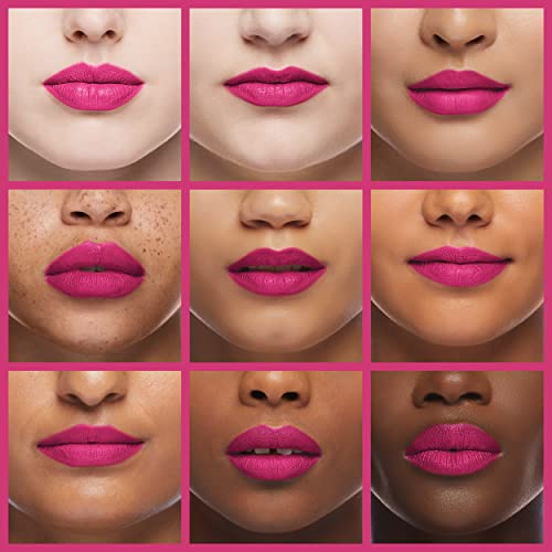 FLOWER BEAUTY By Drew Barrymore Petal Pout Lipstick - Nourishing + Highly Pigmented Lip Color - Infused with Antioxidants (Pink Orchid)