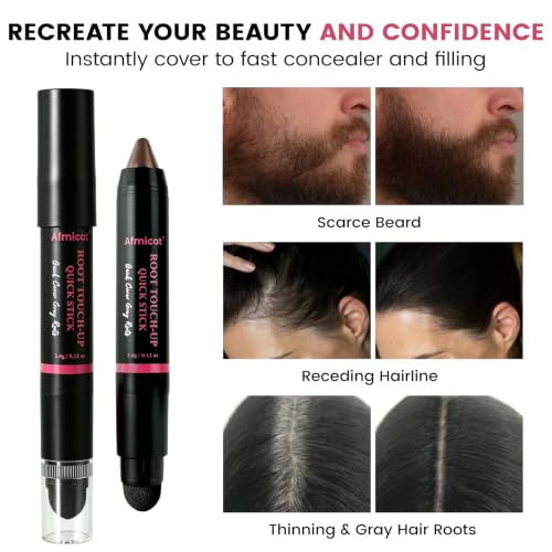 Root Touch Up Stick for Gray Roots & Thinning Hair - Medium Brown