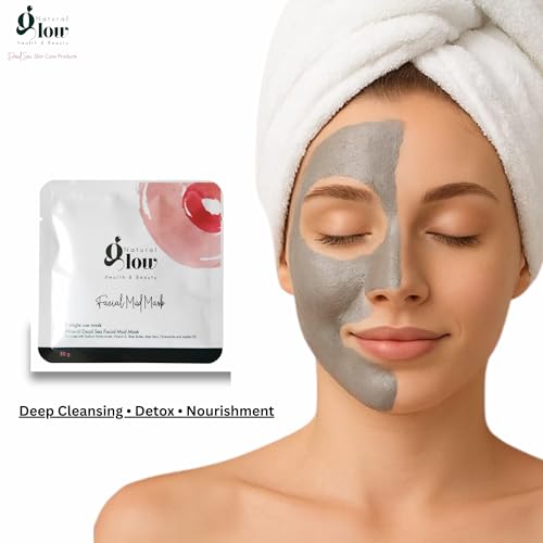 Dead Sea Mud Skincare Set - 4 Natural Products, Face & Body