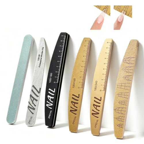 All-in-One Nail Buffer & File Kit - 6-Piece Professional Manicure Set