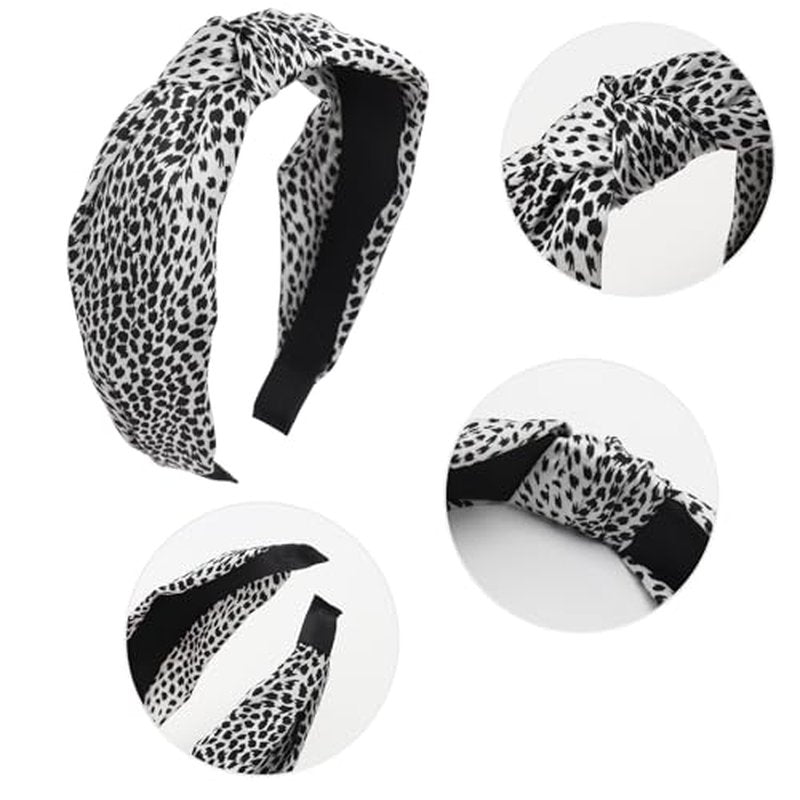 DRESHOW Floral Knotted Headbands for Women - 4 Pack Boho Hair Accessories