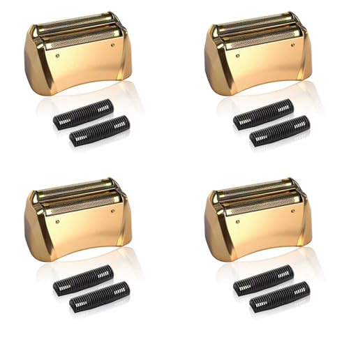 4 Pack Pro Shaver Replacement Foil and Cutters Compatible with andis 17220/17230 Shaver Foil Lithium Replacement