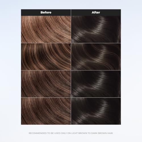 XMONDO Dark Brown Color Depositing Mask, 8 oz Semi-Permanent Hair Dye