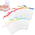 10 Pcs Mesh Soap Bags with Drawstring – Foaming Net for Bar Soap