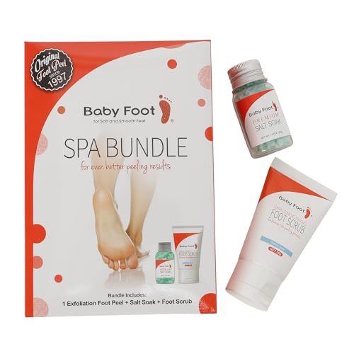 Baby Foot Original Exfoliating Foot Peel & Spa Bundle - 3-Piece Set