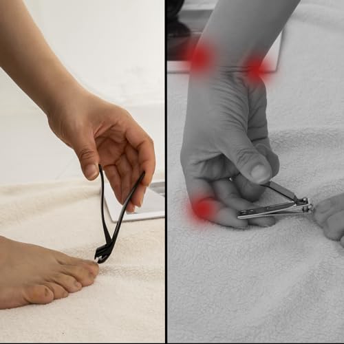 Toenail Clippers for Seniors with Catcher & Long Handle