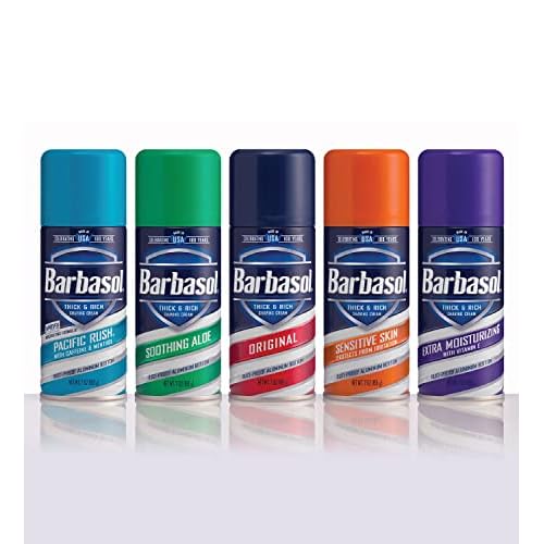 Barbasol Shave Cream 7 Ounce (Pacific Rush, Pack of 3)