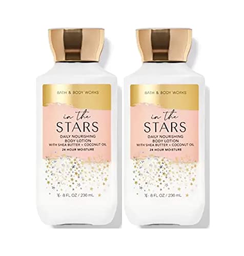 Bath & Body Works Bath and Body Works Into The Stars Super Smooth Lotion Sets Gift For Women 8 Oz -2 Pack (Into Stars) 16 Fl Oz