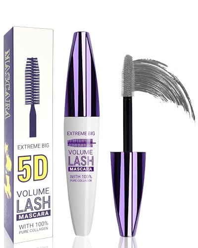 5D Gray Mascara - Waterproof, Long-Lasting Volumizing