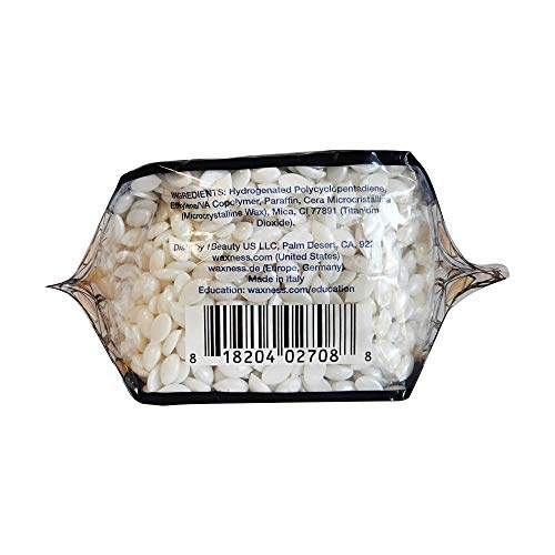 Waxness Royal Crystal Hard Wax Beads 1.65 lb (750 g) ? Premium Rosin-Free Stripless Wax with Crystal Formula for Sensitive Areas, Professional Use ? Made in Italy