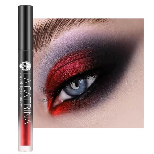 Liquid Red Metallic Eyeshadow - Long Lasting Waterproof