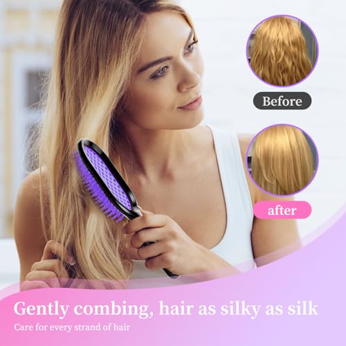 Mejglrc Detangling Brush for Wet & Dry Hair - Lightweight & Antistatic