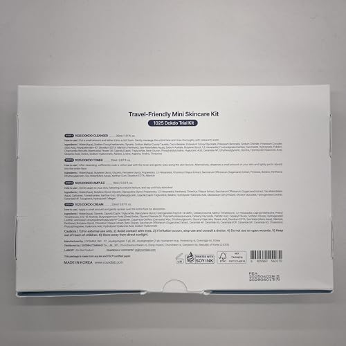 ROUND LAB Dokdo 1025 Hydrating 4-Step Skincare Mini Kit