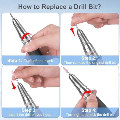 Nail Drill Handpiece for UP200 & KUPA Machines - 35000RPM