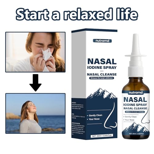 Iodine Nasal Spray – Natural Mineral Defense Formula 60ml