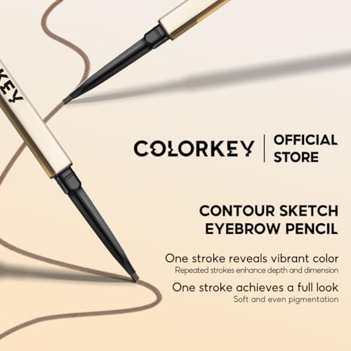COLORKEY Contour Sketch Eyebrow Pencil - Retractable, Triangle Core