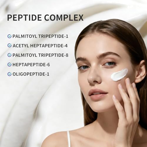 matern'ella Facial Moisturizer Cream with 4D Hyaluronic Acid Hydration, Peptide Anti-Aging 30 Sachets Travel-Friendly Single-Use Packets for Dry and Sensitive Skin