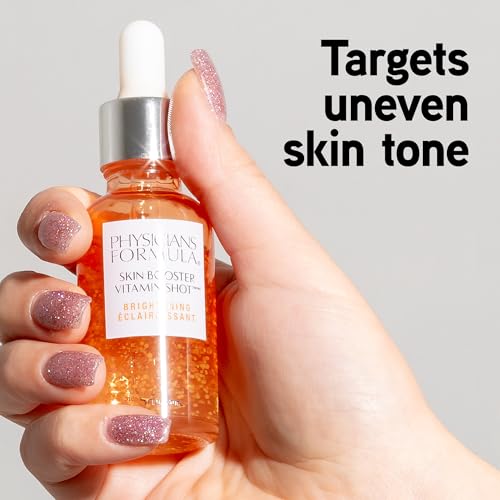 Physicians Formula Skin Booster Vitamin Shot, Brightening Serum with Vitamin C, Licorice & B3, Targets Dark Spots for Radiant Glow ? Brighten