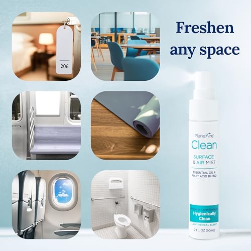 PlaneAire Travel Hygiene Kit with Hand Sanitizer & Wipes