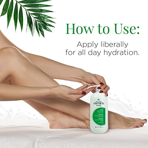 Body Drench Moisturizing Body Lotion ? Hydrating & Nourishing Hemp Lotion for All Skin Types, with Hemp Seed Oil, 16.9 fl oz