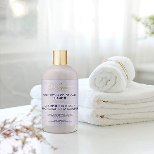 SheaMoisture Purple Rice Water Strength + Color Care Shampoo for Damaged Hair 13.5 fl ounce