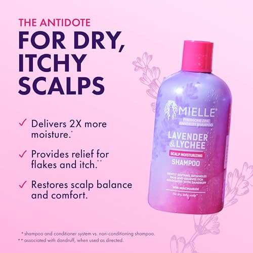 Mielle Organics Lavender Lychee Scalp Shampoo 12oz