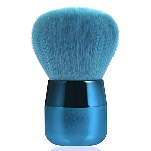 Vaincre Soft Nail Art Dust Powder Remover Brush for Acrylic & Makeup, Blue