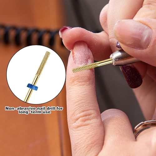 2Pcs Carbide Nail Drill Bits for Cuticle Removal & Polishing
