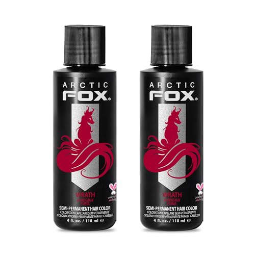 Arctic Fox Wrath Semi-Permanent Hair Dye, Vegan, Ammonia-Free | 2 x 4 fl oz