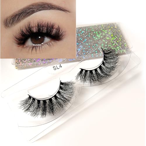 12mm Faux Mink Lashes 10 Pairs Natural Fluffy Eyelashes