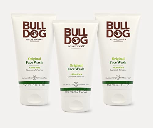 BULLDOG Mens Skincare and Grooming Face Scrub, original, 12.6 Ounce