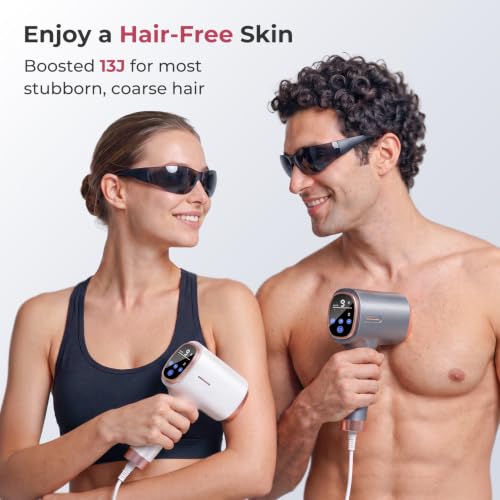 Ubroo Rose IPL Laser Hair Removal Device for Women - Home Cooling & Painless Treatment