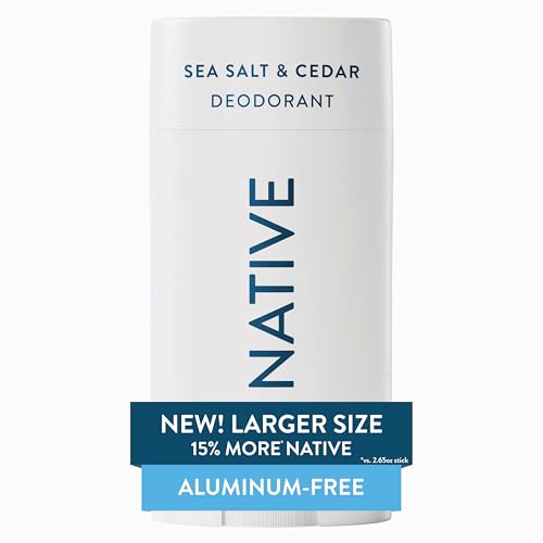 Native Aluminum Free Deodorant Sea Salt Cedar 3.1 oz