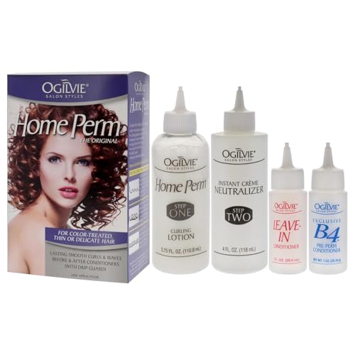 Ogilvie Salon Styles Home Perm Kit for Women & Men
