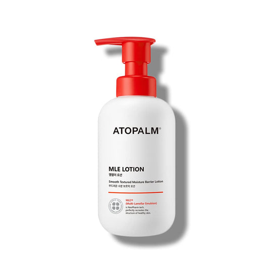 ATOPALM MLE Lotion 200ml 6.8 Fl Oz for Sensitive Skin, 48 Hours Long Hydration with Ceramide, Long-Lasting Moisturizing Baby Lotion, Strengthening Skin Barrier, Redness-Relief, Korean Skincare