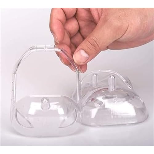 Beard Shaper Goatee Mustache Grooming Tool Face Hair Styling Template for Man - Transparent - 5 PCS/Set (Transparent)