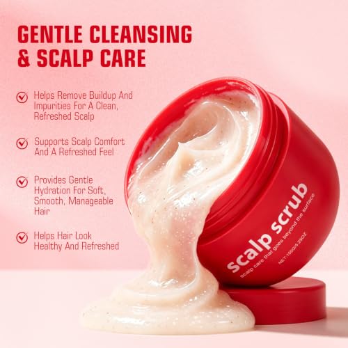Gentle Scalp Scrub Treatment for Dry, Flaky Scalp - 3.4 Fl Oz