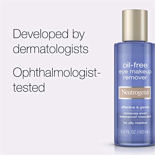 Neutrogena Oil-Free Eye Makeup Remover & Cleanser 3-Pack, Sensitive Skin