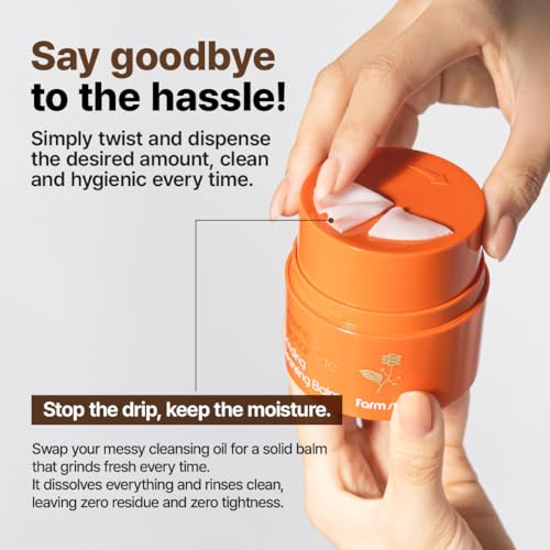 FARMSTAY Ginseng & Niacinamide Cleansing Balm - Hydrating Makeup Remover