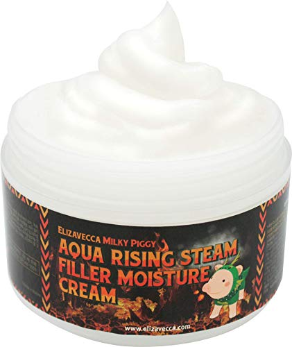 Elizavecca Aqua Rising Argan Gelato Steam Cream 100 Gram - Argan Oil & Hyaluronic Acid / night cream before and after / Argan cream / steam cream before and after