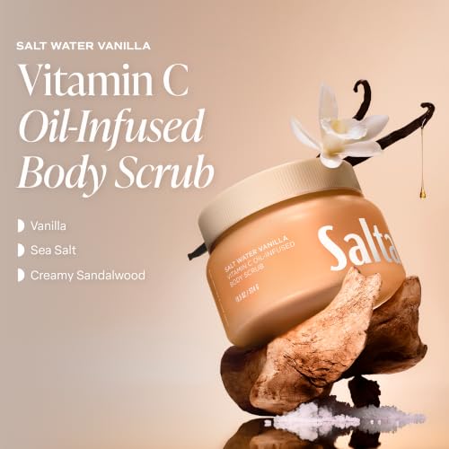 Saltair Vitamin C Body Scrub | Salt Water Vanilla, 18.5 oz