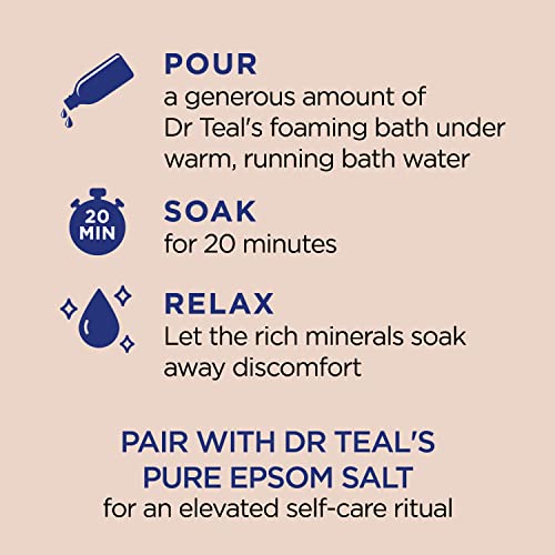 Foaming Bath with Epsom Salt, Shea Butter & Almond - 34 fl oz