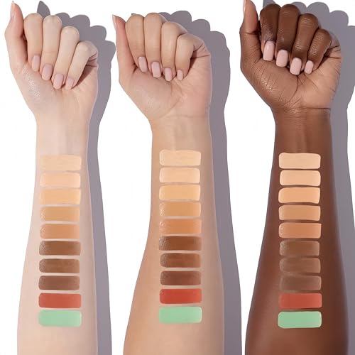 MAEPEOR Liquid Concealer Wand 10 Colors Cream Full Coverage Concealer Natural Looking and Highly Pigmented Lightweight Concealers (07 Bronze)