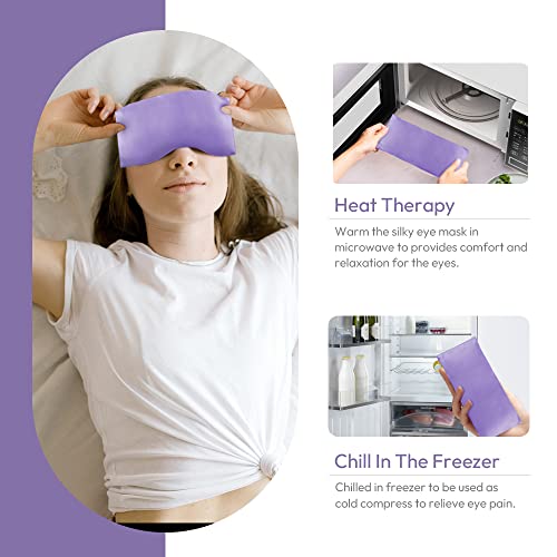 Lavender Eye Pillows for Yoga & Meditation (2 Pack)