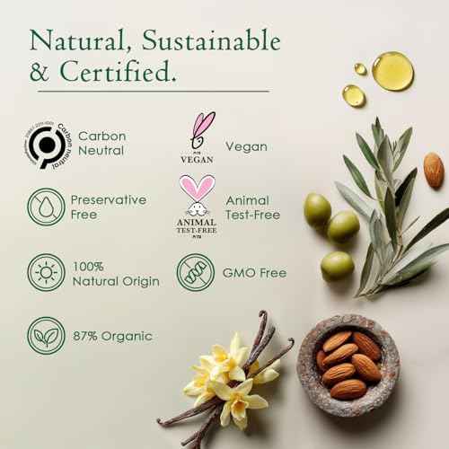 Ancient Greek Remedy Vanilla Butter Cream - Organic Body & Face Moisturizer with Sweet Almond, Jojoba & Rosehip Oils, 100% Natural Origin, Vegan, No Synthetic Fragrance 3.4 oz