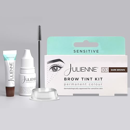 Julienne Sensitive Brow Tint Kit Dark Brown
